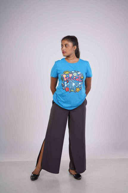 Be Real Be True Graphic T-Shirt for Women – Casual Inspirational Cotton Tee