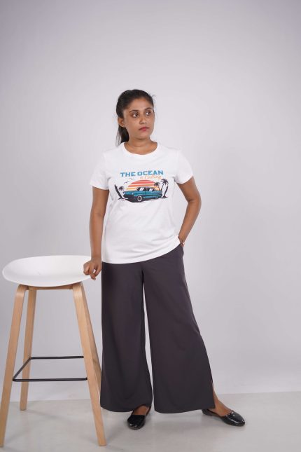 Ocean Calling Graphic T-Shirt – Women’s Casual Fit